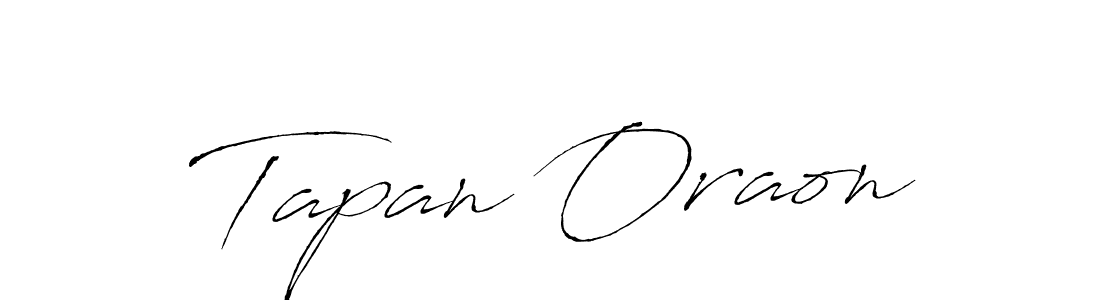 How to make Tapan Oraon signature? Antro_Vectra is a professional autograph style. Create handwritten signature for Tapan Oraon name. Tapan Oraon signature style 6 images and pictures png