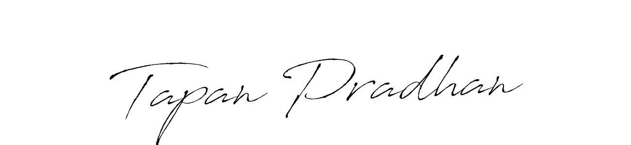 Use a signature maker to create a handwritten signature online. With this signature software, you can design (Antro_Vectra) your own signature for name Tapan Pradhan. Tapan Pradhan signature style 6 images and pictures png