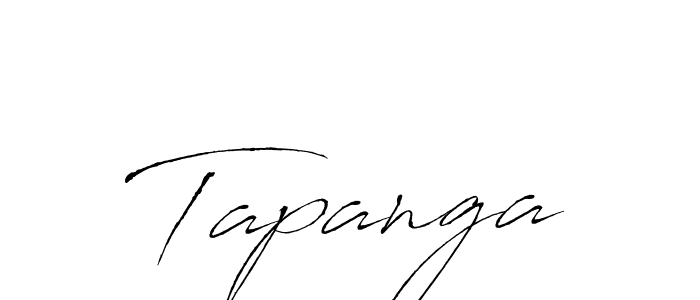Make a beautiful signature design for name Tapanga. With this signature (Antro_Vectra) style, you can create a handwritten signature for free. Tapanga signature style 6 images and pictures png