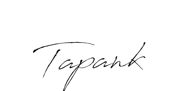 Design your own signature with our free online signature maker. With this signature software, you can create a handwritten (Antro_Vectra) signature for name Tapank. Tapank signature style 6 images and pictures png