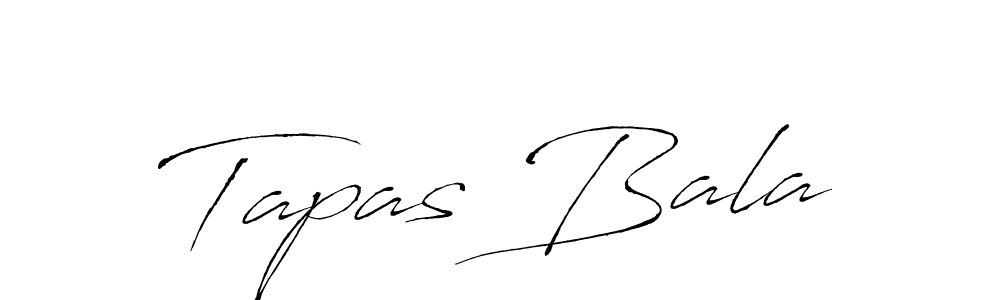 Use a signature maker to create a handwritten signature online. With this signature software, you can design (Antro_Vectra) your own signature for name Tapas Bala. Tapas Bala signature style 6 images and pictures png
