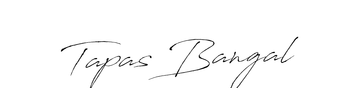 How to make Tapas Bangal name signature. Use Antro_Vectra style for creating short signs online. This is the latest handwritten sign. Tapas Bangal signature style 6 images and pictures png