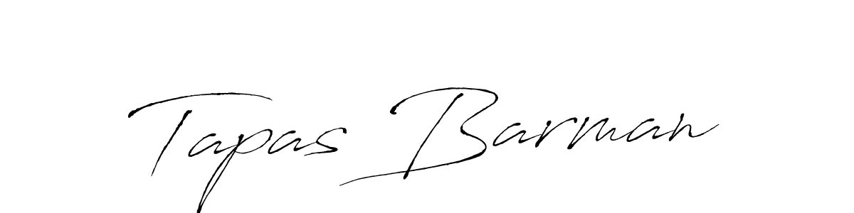 Design your own signature with our free online signature maker. With this signature software, you can create a handwritten (Antro_Vectra) signature for name Tapas Barman. Tapas Barman signature style 6 images and pictures png