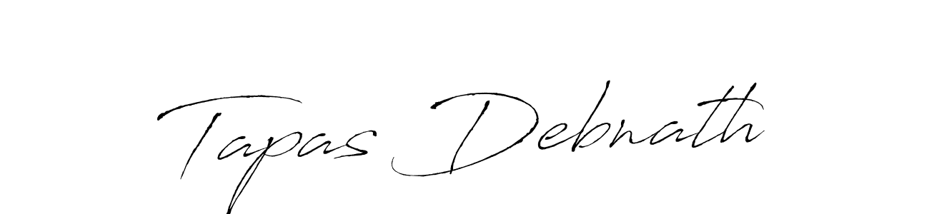 Make a beautiful signature design for name Tapas Debnath. With this signature (Antro_Vectra) style, you can create a handwritten signature for free. Tapas Debnath signature style 6 images and pictures png