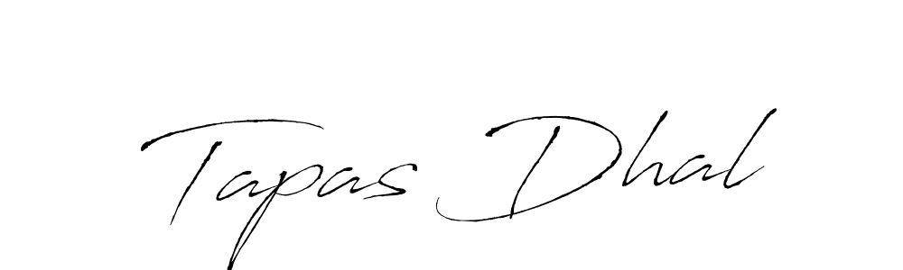 Make a beautiful signature design for name Tapas Dhal. With this signature (Antro_Vectra) style, you can create a handwritten signature for free. Tapas Dhal signature style 6 images and pictures png