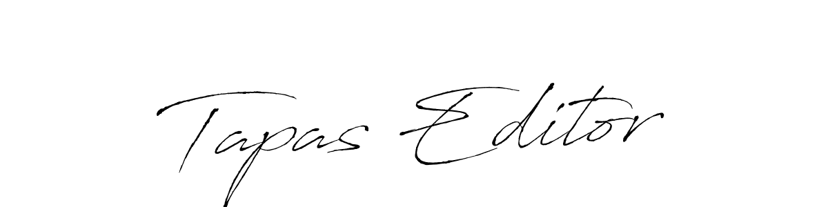 Also You can easily find your signature by using the search form. We will create Tapas Editor name handwritten signature images for you free of cost using Antro_Vectra sign style. Tapas Editor signature style 6 images and pictures png