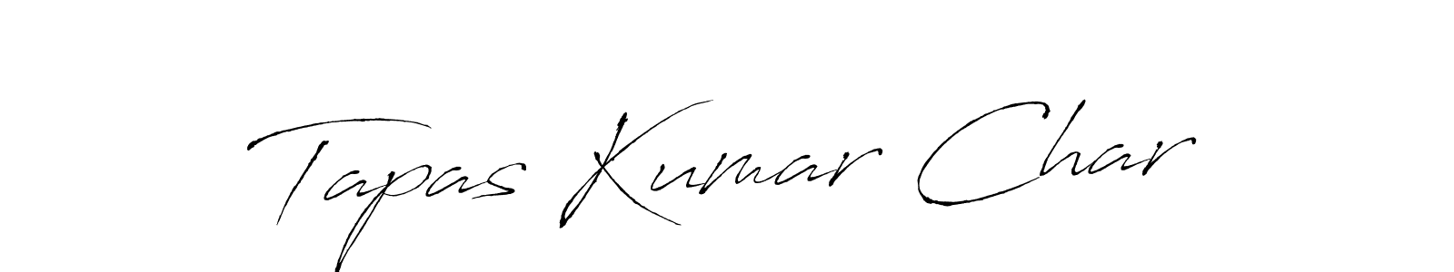 Design your own signature with our free online signature maker. With this signature software, you can create a handwritten (Antro_Vectra) signature for name Tapas Kumar Char. Tapas Kumar Char signature style 6 images and pictures png