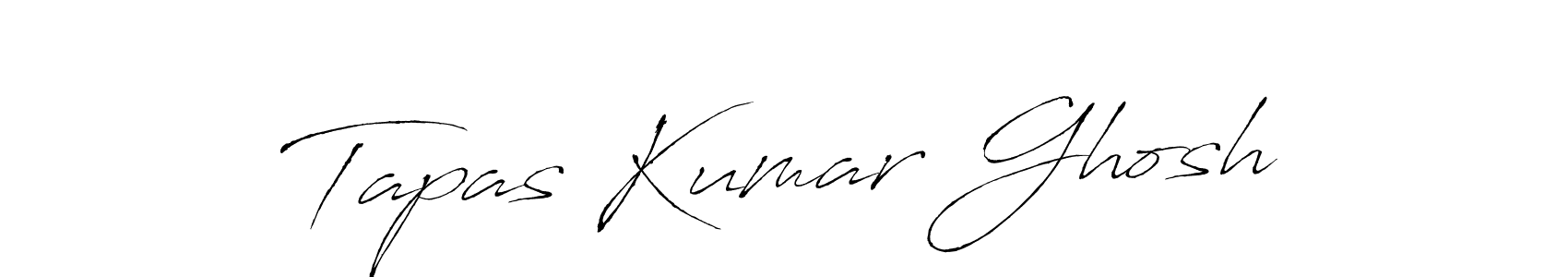 Tapas Kumar Ghosh stylish signature style. Best Handwritten Sign (Antro_Vectra) for my name. Handwritten Signature Collection Ideas for my name Tapas Kumar Ghosh. Tapas Kumar Ghosh signature style 6 images and pictures png