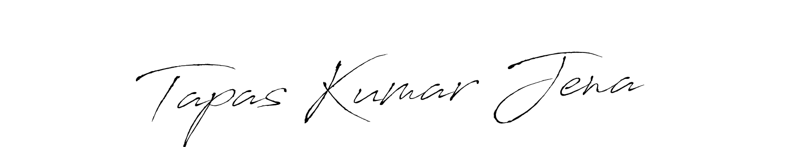 Create a beautiful signature design for name Tapas Kumar Jena. With this signature (Antro_Vectra) fonts, you can make a handwritten signature for free. Tapas Kumar Jena signature style 6 images and pictures png