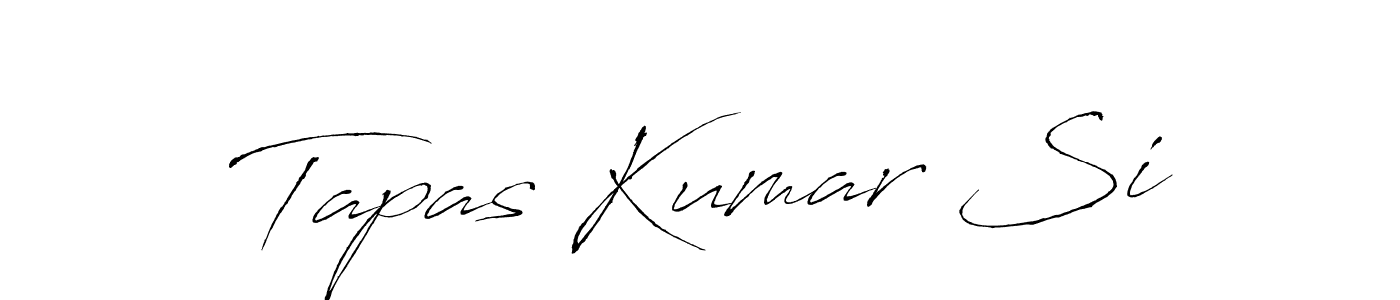 Similarly Antro_Vectra is the best handwritten signature design. Signature creator online .You can use it as an online autograph creator for name Tapas Kumar Si. Tapas Kumar Si signature style 6 images and pictures png