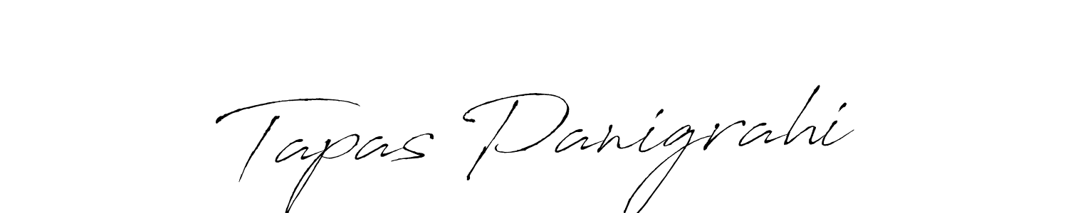 Antro_Vectra is a professional signature style that is perfect for those who want to add a touch of class to their signature. It is also a great choice for those who want to make their signature more unique. Get Tapas Panigrahi name to fancy signature for free. Tapas Panigrahi signature style 6 images and pictures png