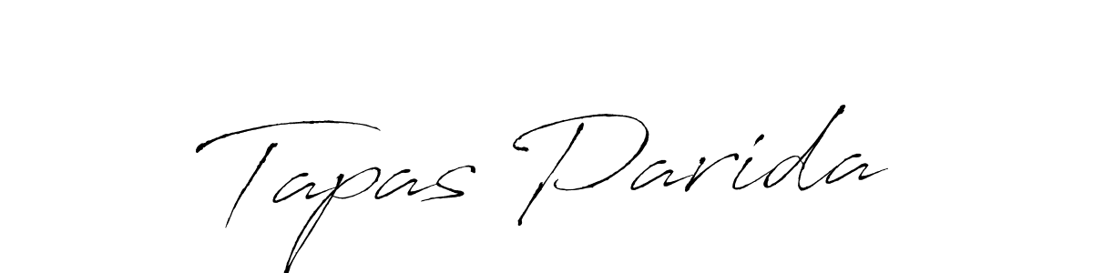 How to make Tapas Parida name signature. Use Antro_Vectra style for creating short signs online. This is the latest handwritten sign. Tapas Parida signature style 6 images and pictures png