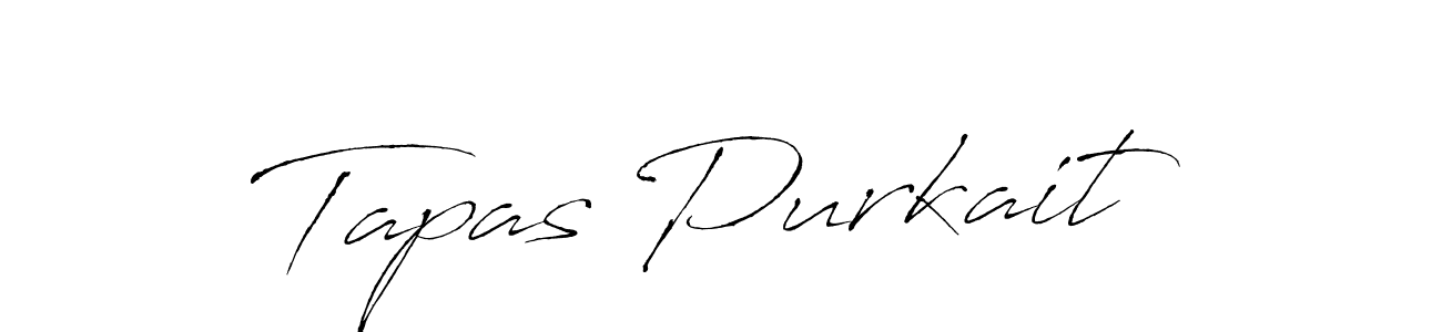 Tapas Purkait stylish signature style. Best Handwritten Sign (Antro_Vectra) for my name. Handwritten Signature Collection Ideas for my name Tapas Purkait. Tapas Purkait signature style 6 images and pictures png