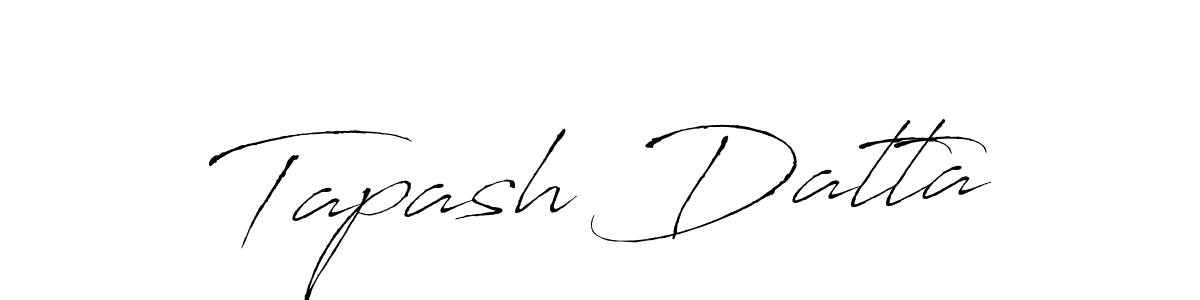 Similarly Antro_Vectra is the best handwritten signature design. Signature creator online .You can use it as an online autograph creator for name Tapash Datta. Tapash Datta signature style 6 images and pictures png