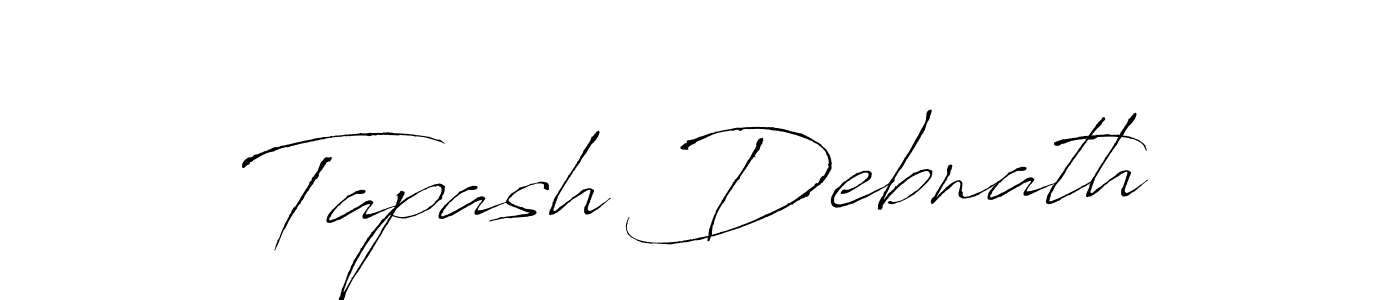 How to make Tapash Debnath signature? Antro_Vectra is a professional autograph style. Create handwritten signature for Tapash Debnath name. Tapash Debnath signature style 6 images and pictures png