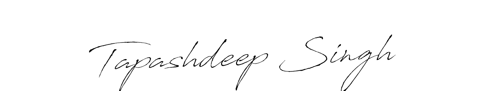 Make a beautiful signature design for name Tapashdeep Singh. With this signature (Antro_Vectra) style, you can create a handwritten signature for free. Tapashdeep Singh signature style 6 images and pictures png
