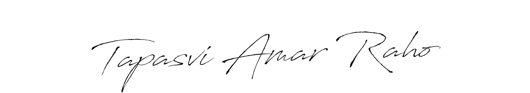 if you are searching for the best signature style for your name Tapasvi Amar Raho. so please give up your signature search. here we have designed multiple signature styles  using Antro_Vectra. Tapasvi Amar Raho signature style 6 images and pictures png