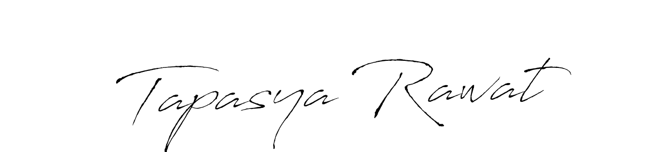 How to make Tapasya Rawat name signature. Use Antro_Vectra style for creating short signs online. This is the latest handwritten sign. Tapasya Rawat signature style 6 images and pictures png