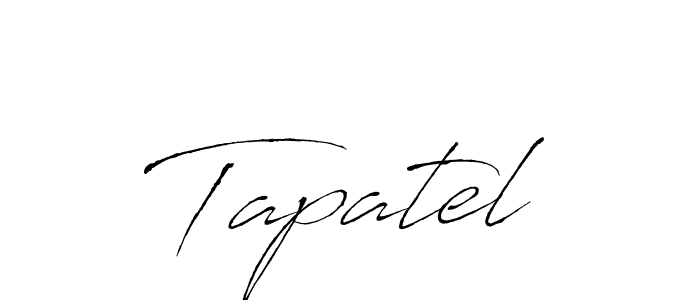 if you are searching for the best signature style for your name Tapatel. so please give up your signature search. here we have designed multiple signature styles  using Antro_Vectra. Tapatel signature style 6 images and pictures png