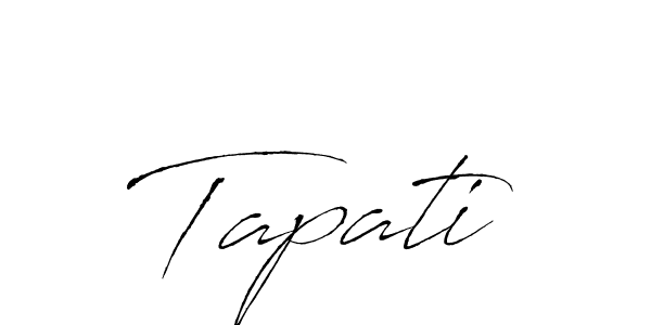 How to make Tapati signature? Antro_Vectra is a professional autograph style. Create handwritten signature for Tapati name. Tapati signature style 6 images and pictures png