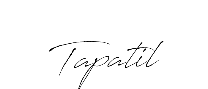 How to make Tapatil signature? Antro_Vectra is a professional autograph style. Create handwritten signature for Tapatil name. Tapatil signature style 6 images and pictures png