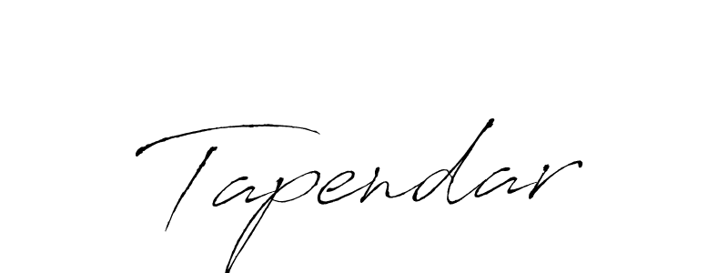 How to make Tapendar signature? Antro_Vectra is a professional autograph style. Create handwritten signature for Tapendar name. Tapendar signature style 6 images and pictures png
