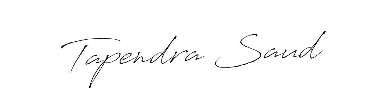 Also You can easily find your signature by using the search form. We will create Tapendra Saud name handwritten signature images for you free of cost using Antro_Vectra sign style. Tapendra Saud signature style 6 images and pictures png
