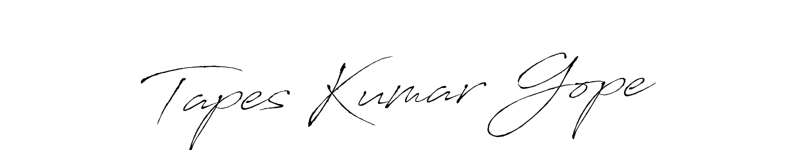 You should practise on your own different ways (Antro_Vectra) to write your name (Tapes Kumar Gope) in signature. don't let someone else do it for you. Tapes Kumar Gope signature style 6 images and pictures png