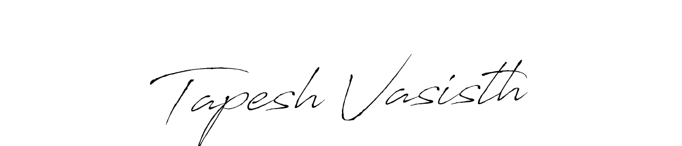 How to make Tapesh Vasisth signature? Antro_Vectra is a professional autograph style. Create handwritten signature for Tapesh Vasisth name. Tapesh Vasisth signature style 6 images and pictures png