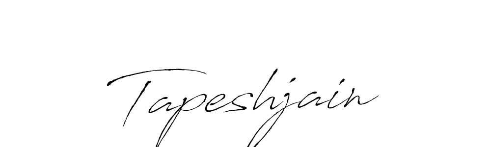 Antro_Vectra is a professional signature style that is perfect for those who want to add a touch of class to their signature. It is also a great choice for those who want to make their signature more unique. Get Tapeshjain name to fancy signature for free. Tapeshjain signature style 6 images and pictures png