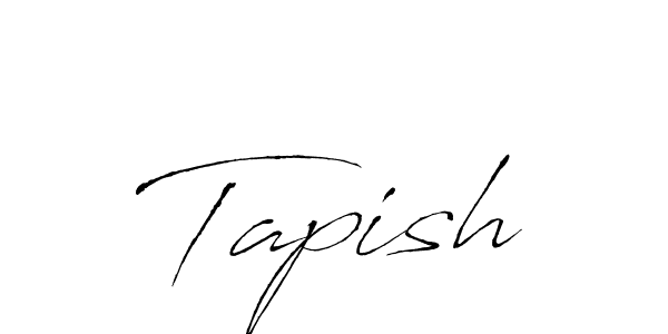 Design your own signature with our free online signature maker. With this signature software, you can create a handwritten (Antro_Vectra) signature for name Tapish. Tapish signature style 6 images and pictures png