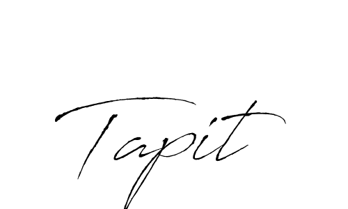 Tapit stylish signature style. Best Handwritten Sign (Antro_Vectra) for my name. Handwritten Signature Collection Ideas for my name Tapit. Tapit signature style 6 images and pictures png