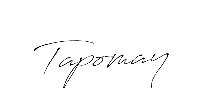 Antro_Vectra is a professional signature style that is perfect for those who want to add a touch of class to their signature. It is also a great choice for those who want to make their signature more unique. Get Tapomay name to fancy signature for free. Tapomay signature style 6 images and pictures png