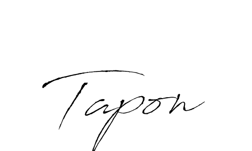 How to make Tapon name signature. Use Antro_Vectra style for creating short signs online. This is the latest handwritten sign. Tapon signature style 6 images and pictures png