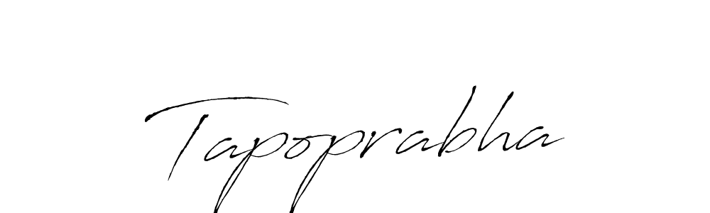 You should practise on your own different ways (Antro_Vectra) to write your name (Tapoprabha) in signature. don't let someone else do it for you. Tapoprabha signature style 6 images and pictures png