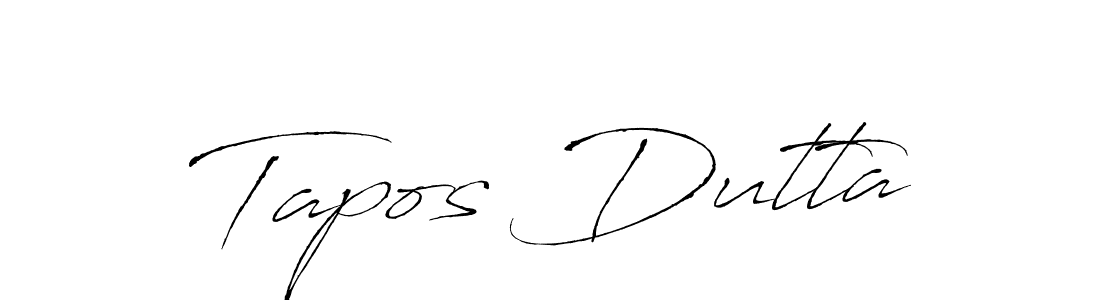 Use a signature maker to create a handwritten signature online. With this signature software, you can design (Antro_Vectra) your own signature for name Tapos Dutta. Tapos Dutta signature style 6 images and pictures png