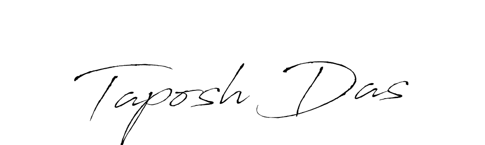 Create a beautiful signature design for name Taposh Das. With this signature (Antro_Vectra) fonts, you can make a handwritten signature for free. Taposh Das signature style 6 images and pictures png