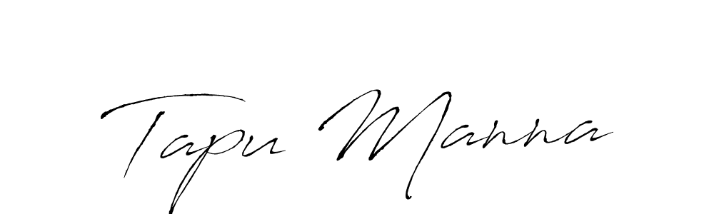 Use a signature maker to create a handwritten signature online. With this signature software, you can design (Antro_Vectra) your own signature for name Tapu Manna. Tapu Manna signature style 6 images and pictures png
