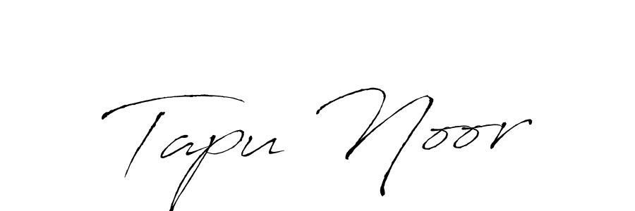 How to make Tapu Noor signature? Antro_Vectra is a professional autograph style. Create handwritten signature for Tapu Noor name. Tapu Noor signature style 6 images and pictures png