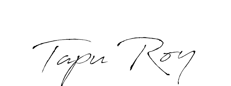 Design your own signature with our free online signature maker. With this signature software, you can create a handwritten (Antro_Vectra) signature for name Tapu Roy. Tapu Roy signature style 6 images and pictures png