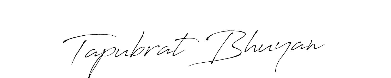 Make a beautiful signature design for name Tapubrat Bhuyan. With this signature (Antro_Vectra) style, you can create a handwritten signature for free. Tapubrat Bhuyan signature style 6 images and pictures png