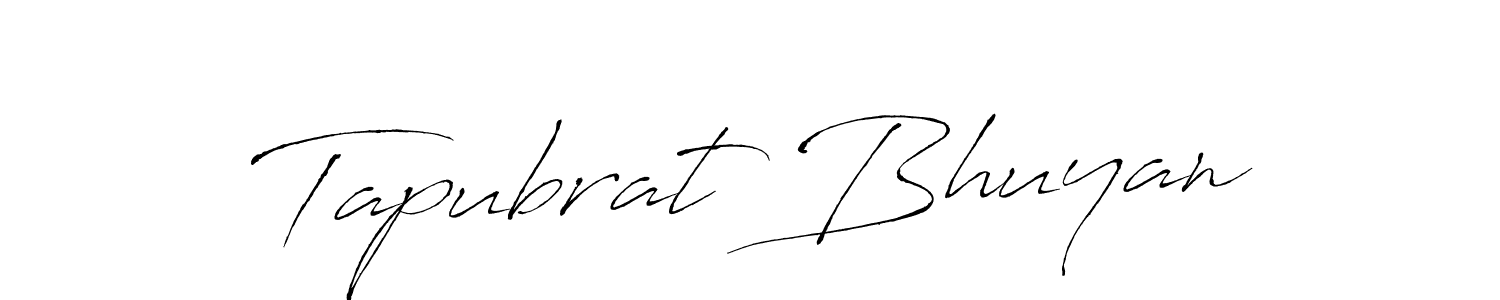 Make a beautiful signature design for name Tapubrat Bhuyan. With this signature (Antro_Vectra) style, you can create a handwritten signature for free. Tapubrat Bhuyan signature style 6 images and pictures png