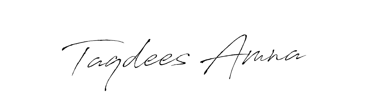 Make a beautiful signature design for name Taqdees Amna. Use this online signature maker to create a handwritten signature for free. Taqdees Amna signature style 6 images and pictures png