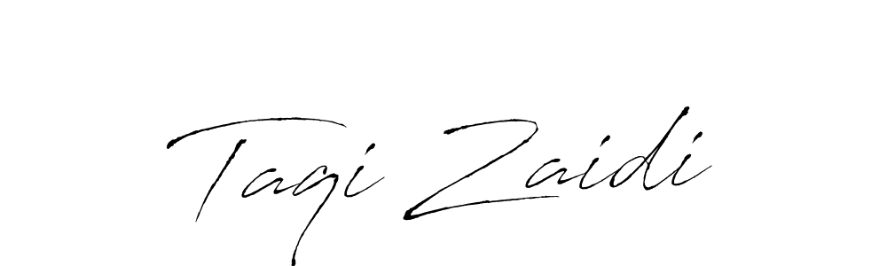 The best way (Antro_Vectra) to make a short signature is to pick only two or three words in your name. The name Taqi Zaidi include a total of six letters. For converting this name. Taqi Zaidi signature style 6 images and pictures png