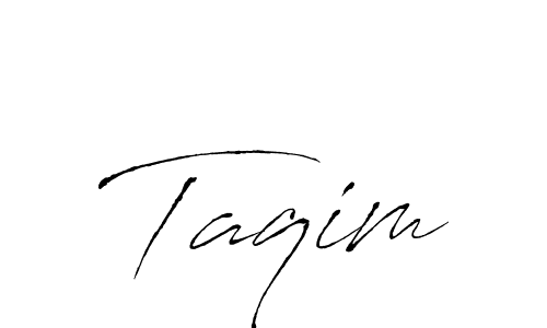 How to make Taqim signature? Antro_Vectra is a professional autograph style. Create handwritten signature for Taqim name. Taqim signature style 6 images and pictures png