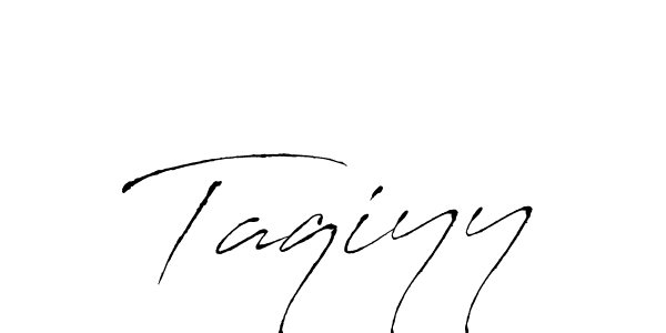 Antro_Vectra is a professional signature style that is perfect for those who want to add a touch of class to their signature. It is also a great choice for those who want to make their signature more unique. Get Taqiyy name to fancy signature for free. Taqiyy signature style 6 images and pictures png