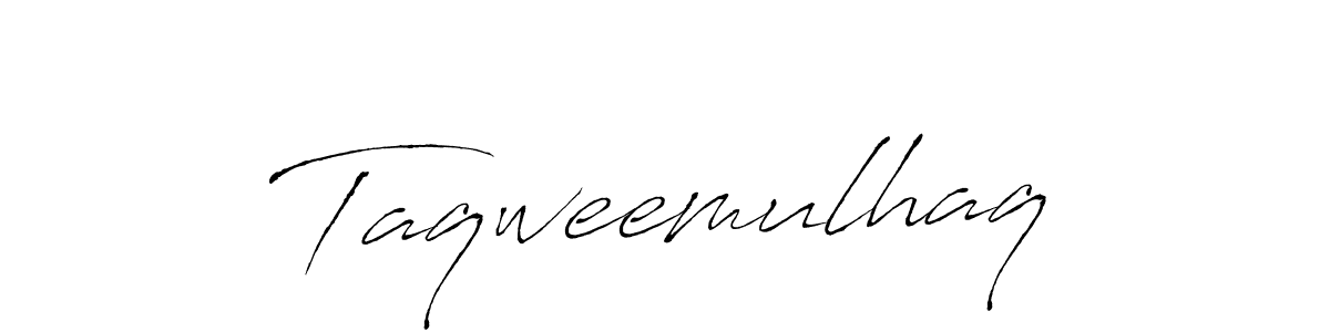 You should practise on your own different ways (Antro_Vectra) to write your name (Taqweemulhaq) in signature. don't let someone else do it for you. Taqweemulhaq signature style 6 images and pictures png