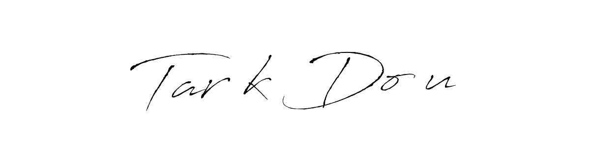 How to make Tarık Doğu name signature. Use Antro_Vectra style for creating short signs online. This is the latest handwritten sign. Tarık Doğu signature style 6 images and pictures png