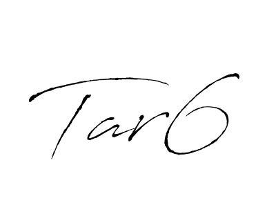 Also we have Tar6 name is the best signature style. Create professional handwritten signature collection using Antro_Vectra autograph style. Tar6 signature style 6 images and pictures png