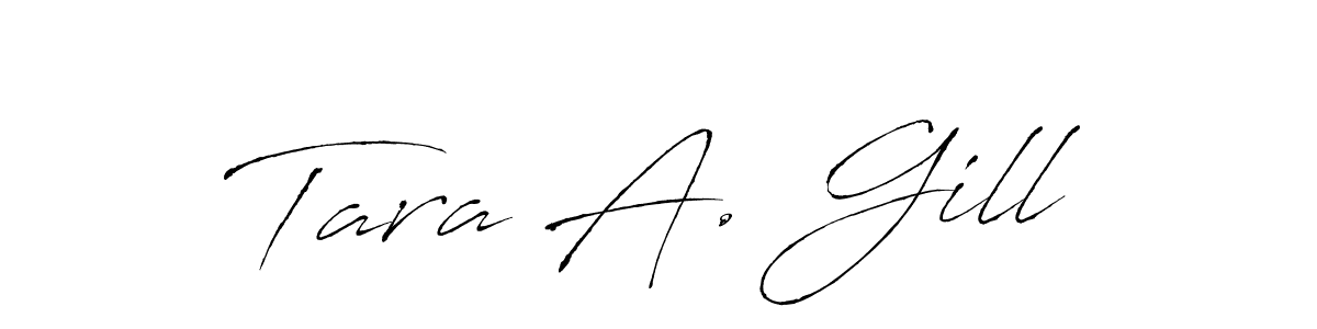 This is the best signature style for the Tara A. Gill name. Also you like these signature font (Antro_Vectra). Mix name signature. Tara A. Gill signature style 6 images and pictures png